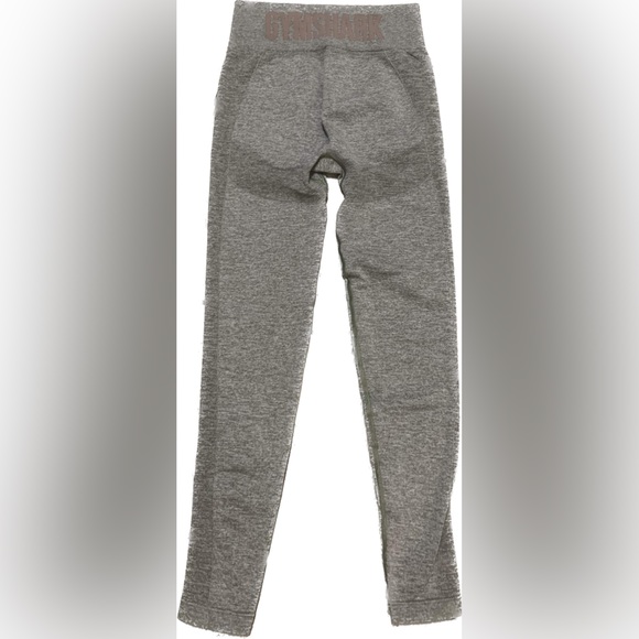 Gymshark Seamless High Rise Grey Pink Leggings - Picture 5 of 5